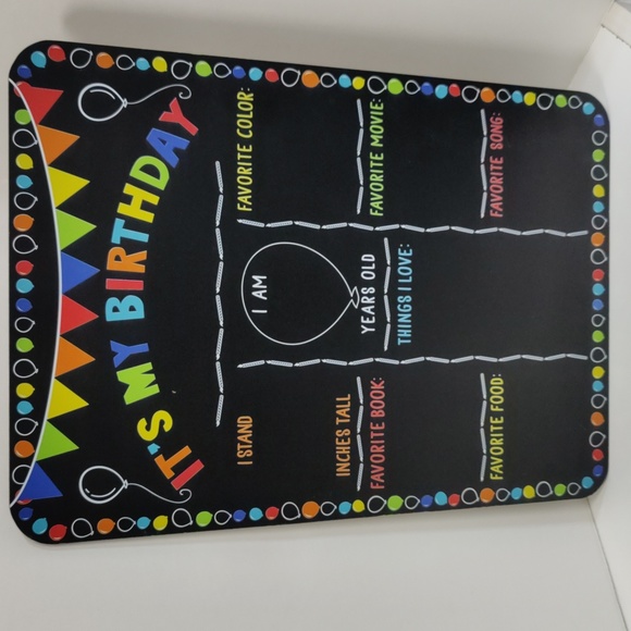 Creatology Party Supplies Its My Birthday Chalk Board Sign Poshmark